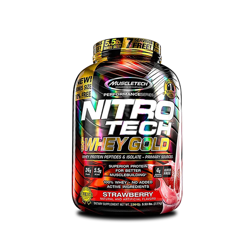 MuscleTech Nitro-Tech 100% Whey Gold Protein - Image 2