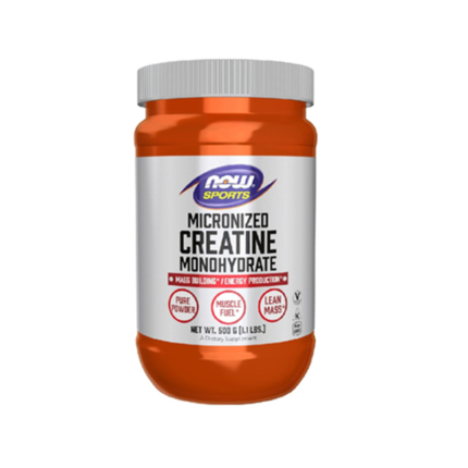 NOW SPORTS MICRONIZED CREATINE MONOHYDRATE 119 Servings (0.5KG)