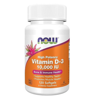 NOW Vitamin D-3 10000 IU - 120 Softgels
