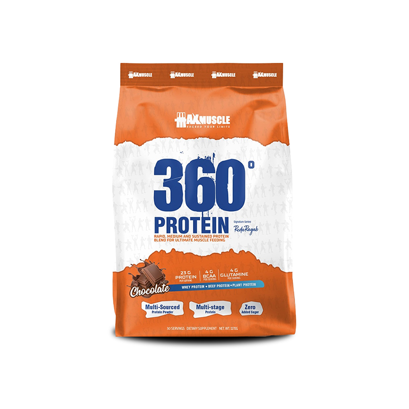 Max Muscle 360 Protein Powder Reda Ragab Signature