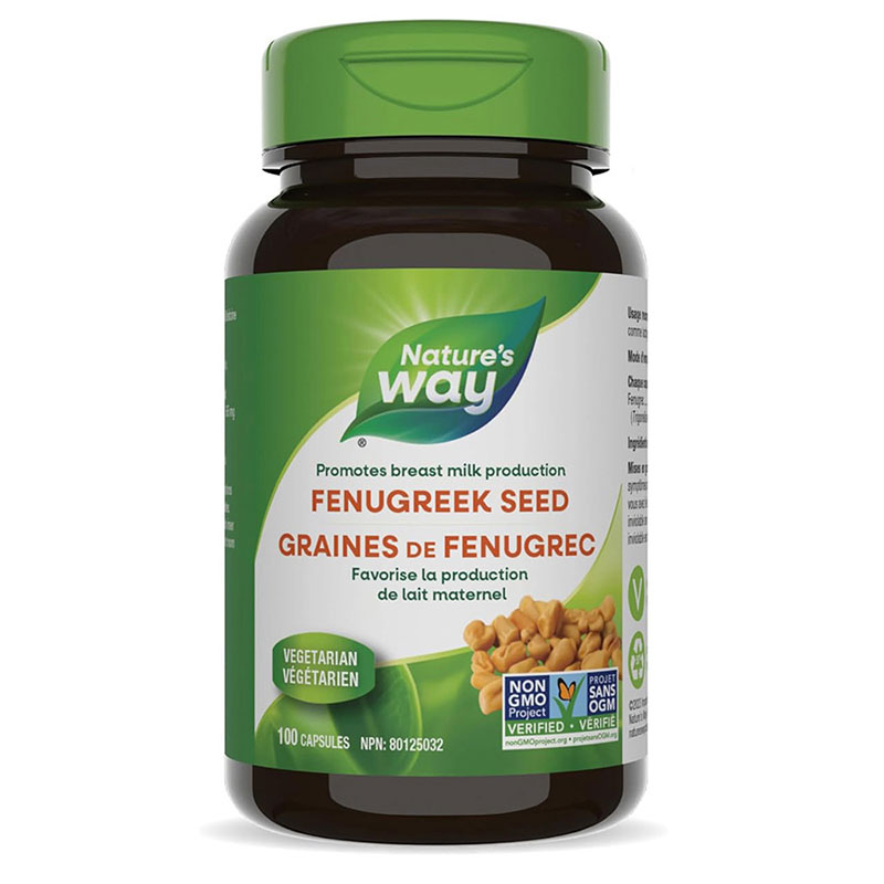 Nature's Way Fenugreek Seed, Traditional Lactation/Breastfeeding Support (100 Capsules)
