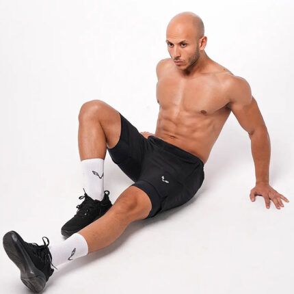 Bfeerce 2 in 1 Shorts Black