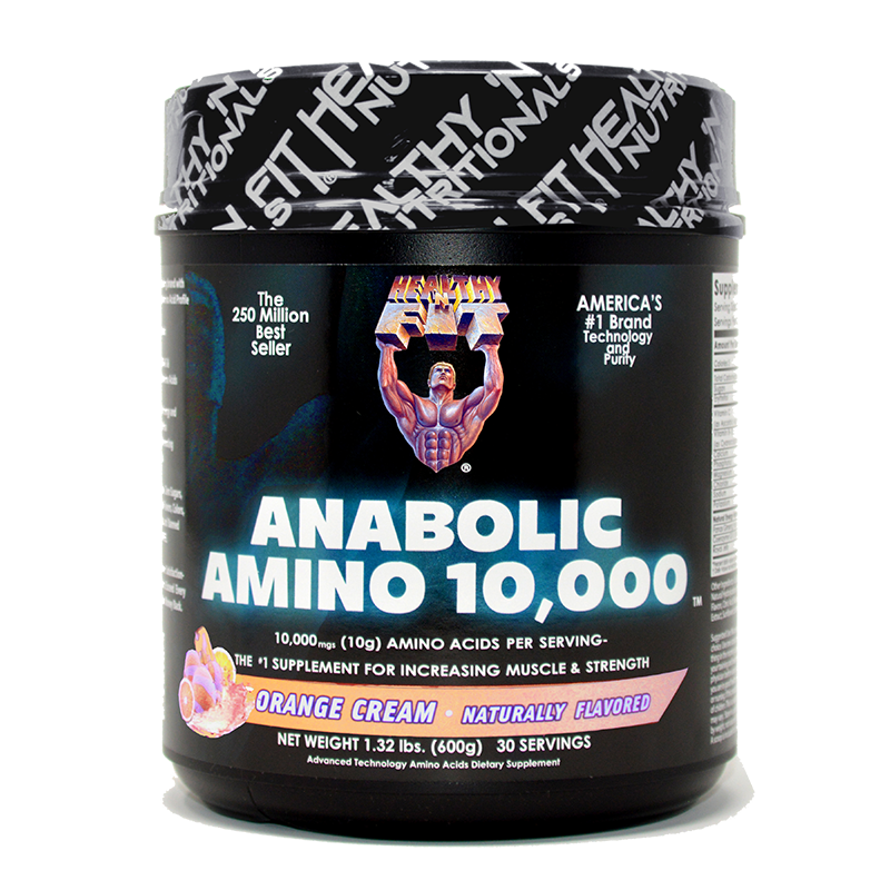 Healthy & Fit - ANABOLIC AMINO 10000 with EAA& BCAA ( 30 servings) - الصورة 2