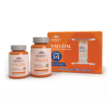 Valudal - 60+30 Gummies for vitamin D deficiency