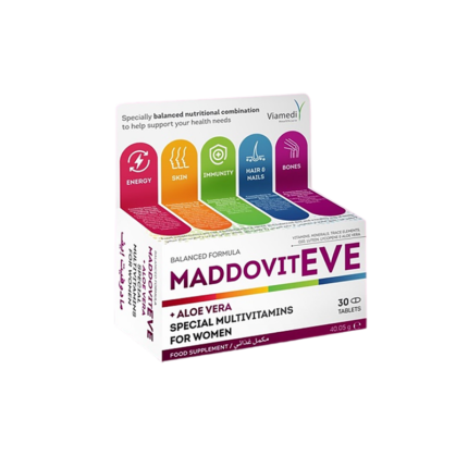 Maddovit Eve+Aloe Vera Special Multivitamins For Women-30Servings