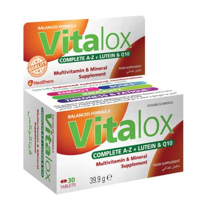Vitalox A-Z Multivitamin and Mineral Support - 30 tablets