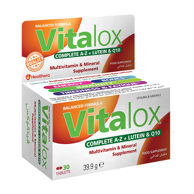 Vitalox A-Z Multivitamin and Mineral Support - 30 tablets