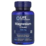Life Extension Magnesium Citrate 100 mg (100 vegetarian Capsules)