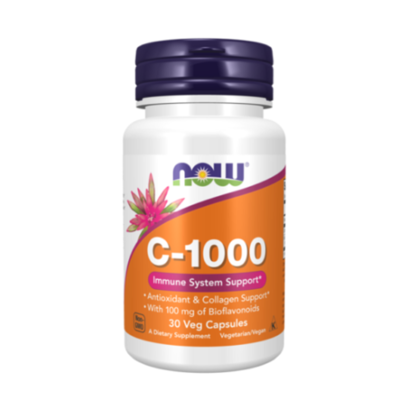 NOW Vitamin C-1000 with 100 mg of Bioflavonoids, Antioxidant Protection, 100 Vegetable Capsules - Image 2