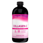 NeoCell Collagen C Pomegranate Liquid - 4g Collagen Types 1 & 3 with Vitamin C