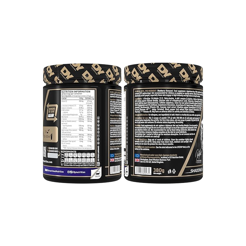 DY BLOOD & GUTS Pre-workout Formula (380g) - الصورة 4