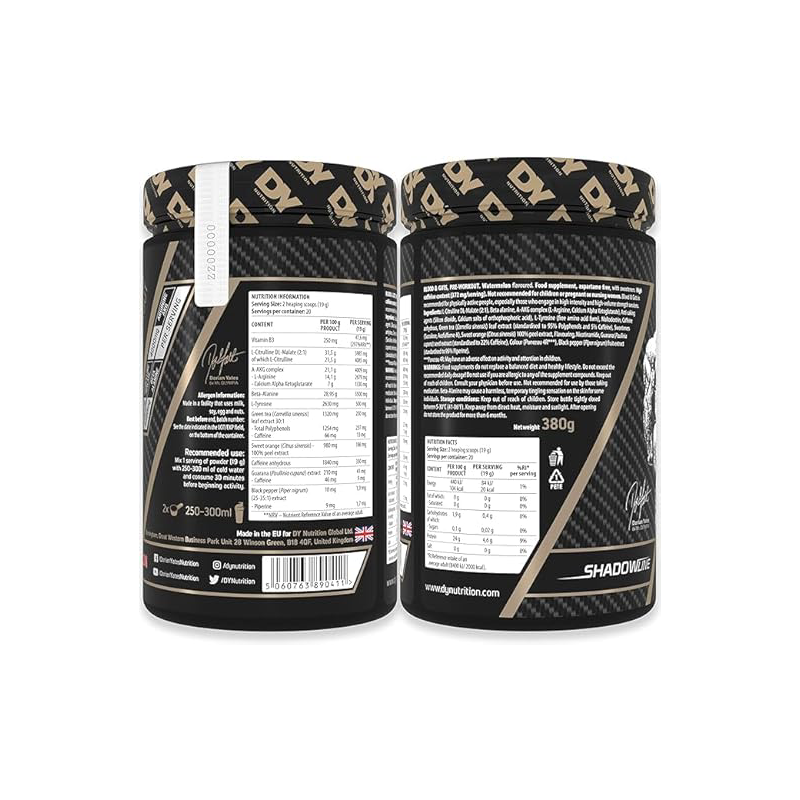 DY BLOOD & GUTS Pre-workout Formula (380g) - الصورة 2
