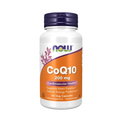 NOW Foods, CoQ10, 200 mg, 60 Veg Capsules2