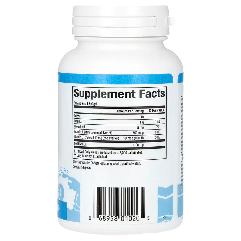 Natural Factors Super Cod Liver Oil - 90 Softgel - الصورة 3