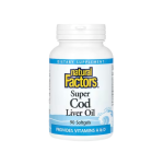Natural Factors Super Cod Liver Oil -  90 Softgel