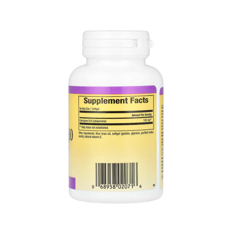 Natural Factors Coenzyme Q10 100 % Natural 100 mg - 60 Softgel - الصورة 2
