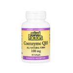 Natural Factors Coenzyme Q10 100 % Natural 100 mg - 60 Softgel