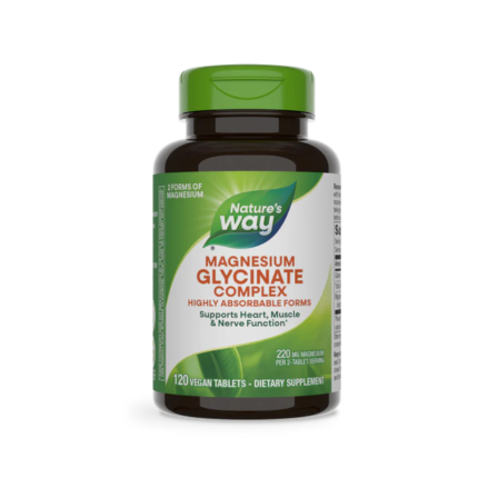 Nature's Way Magnesium Glycinate Complex 120 Tablets
