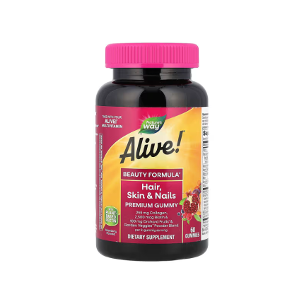 ALIVE HAIR SKIN 60 GUM
