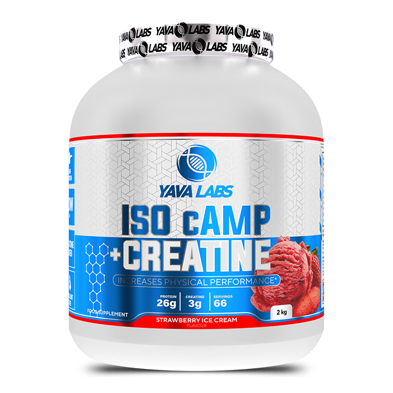 yavalabs Iso camp+creatine 2 kg strawberry ice Cream