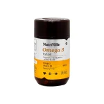 Optimize Your Health with Nutriville Omega-3 Fish Oil Maintaining peak cardiovascular and cognitive health is essential for thriving in Egypt's fast-paced environment. Nutriville Omega-3 Fish Oil (30 Capsules) by Parkville is a premium daily supplement designed to deliver the essential fatty acids your body needs but cannot produce on its own. Whether you are an athlete looking to support joint recovery, a professional aiming for sharper mental focus, or simply prioritizing your long-term wellness, this high-purity fish oil provides a convenient and highly effective solution to safeguard your overall health. Each easy-to-swallow softgel is packed with high-quality, purified fish oil rich in EPA (Eicosapentaenoic Acid) and DHA (Docosahexaenoic Acid). These critical Omega-3 fatty acids work synergistically to promote a healthy heart by managing triglyceride levels, support optimal brain function and memory, and reduce joint inflammation. Processed to remove heavy metals and toxins, Nutriville Omega-3 ensures maximum absorption without the unpleasant fishy aftertaste, making it the perfect foundational supplement for your daily vitality. 📊 Nutritional Facts (English) Calories: 10 kcal Total Fat: 1 g Premium Fish Oil Concentrate: 1000 mg EPA (Eicosapentaenoic Acid): 180 mg DHA (Docosahexaenoic Acid): 120 mg 🔬 Product Ingredients (English) Highly Purified Fish Oil Concentrate, Gelatin, Glycerin, Purified Water, Mixed Tocopherols (Antioxidant). Note: Contains Fish. Please refer to the official manufacturer packaging for specific fish species and allergen information. Free from artificial colors and flavors. 🕒 When to use: Take your dosage consistently every day. It is highly recommended to consume your Omega-3 supplement alongside a main meal containing dietary fats (like lunch or dinner) to maximize absorption and eliminate any potential fishy aftertaste. 🥄 How to use: For adults: Take 1 to 2 softgel capsules daily. Swallow the capsule whole with a full glass of water during or immediately after a meal, or as directed by your healthcare professional.