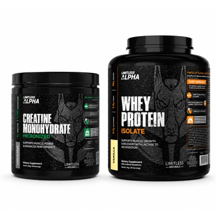 Creatine 90 Serv+ Isolate 2KG bundle