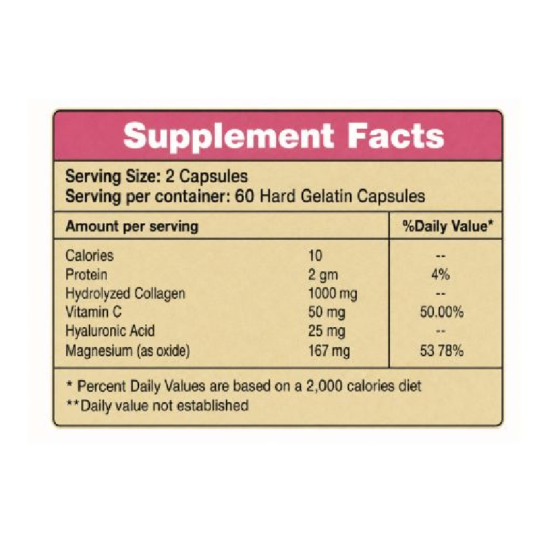 La Nature Natcollagen Supports Beauty Skin 60 Capsules - الصورة 2